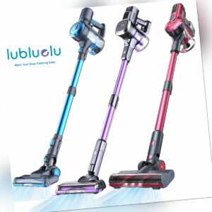 Lubluelu Akku Staubsauger beutellos kabellos Bodensauger Handstaubsauger 6-in-1