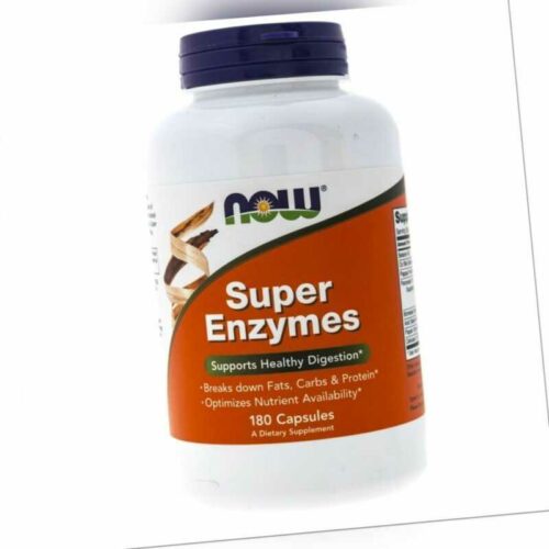 NOW FOODS Superenzyme Super Enzymes 180 Kapseln