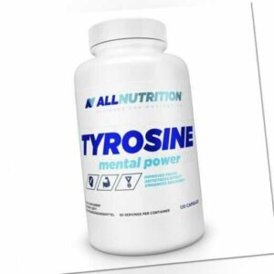 L-Tyrosin 120 Kapseln  Hochdosiert  Aminosäure Tyrosin + Taurin AllNutrition