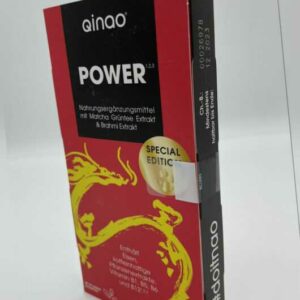 QINAO Power mit Matcha Grüntee- und Brahmi Extrakt Nahrungsergänzungsmittel Neu