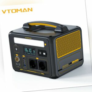 VTOMAN Jump 600X 939Wh 600WTragbare Powerstation Solargenerator LiFePO4 Off-Grid