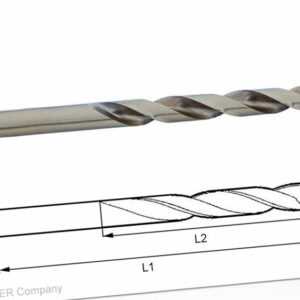 Spiralbohrer BAER HSSE / CO Bohrer Edelstahlbohrer Metallbohrer Cobalt 6,3-16mm