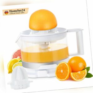 Zitronenpresse elektrisch 45W 500ml Entsafter mit 2 Kegel Saftpresse