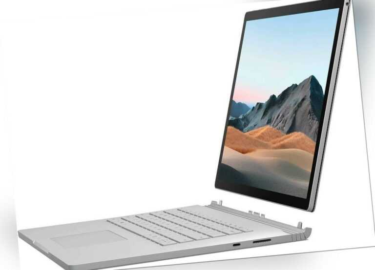 Microsoft Surface Book 3 Laptop 13,5 Zoll 256GB SSD, Intel Core i7, 16GB RAM GTX