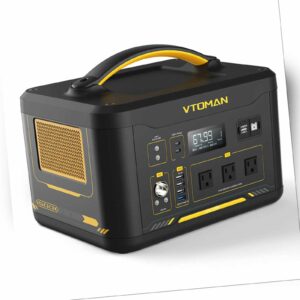VTOMAN Jump 1500X Tragbare Powerstation 828Wh Solargenerator Notstromaggregat DE