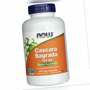 NOW FOODS Cascara Sagrada 450 mg 250 Kapseln