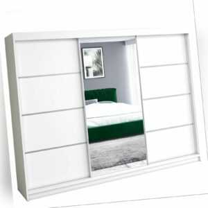 Kleiderschrank Schrank MILO mit Schubladen Elegante Schlafzimmer Garderobe