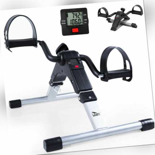 Uten Pedaltrainer Mini Heimtrainer Fitnessbike Klappbar Arm und Beintrainer LCD