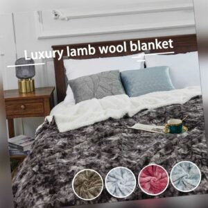 Weiche Dick Kuscheldecke Flanell Flauschige Wohndecke Fleecedecke