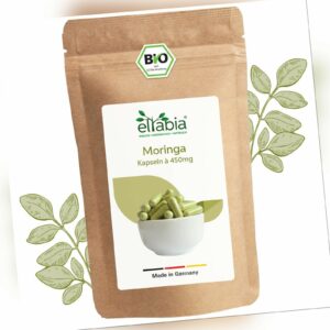 Bio Moringa Kapseln | Moringa Oleifera | Hochdosiert 1350mg Tagesdosis | Vegan
