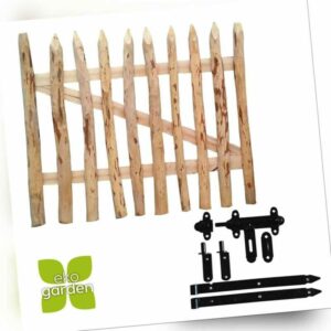 Gartentor Zauntor Pforte für Staketenzaun Tor Tür aus Holz Höhe 60-120 cm