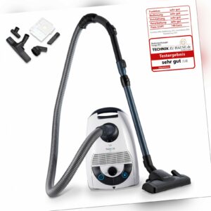 hoogo B3+ Staubsauger mit Beutel | Starke Saugleistung inkl. HEPA 14 Filter