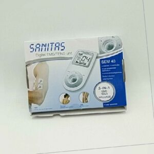 Sanitas SEM 43 Digitales Elektrostimulationsgerät Weiß Grau Magnetic  Massage 35