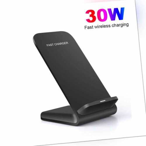 30W Wireless Charger Induktive ladegerät Ladestation Für iPhone Samsung S22/S23+