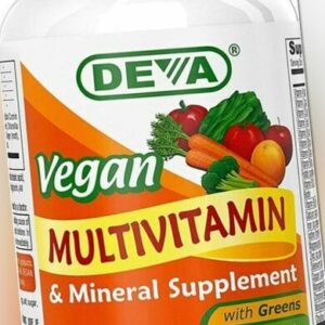 Deva, Vegan Multivitamin & Mineral Supplement, 90 Veg. Tabletten - Blitzversand