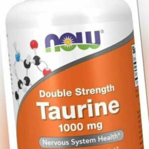 Now Foods Taurin (Taurin) 1000 mg, 100 Kapseln