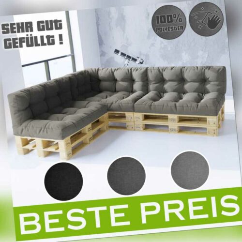 Palettenkissen Set Palettensofa Sitzkissen Rückenkissen Bankauflage 120/80/40/65