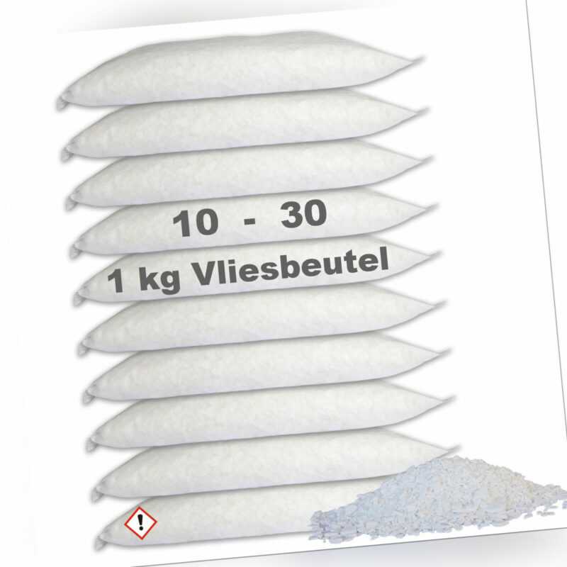 Raum Luft-Entfeuchter Granulat 1kg Vliesbeutel Nachfüllpack Keller 10 12 20 30