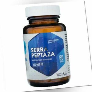 Hepatica SERRAPEPTASE 250000 IU 60/120/180 kapseln Cherrapeptaze DHL