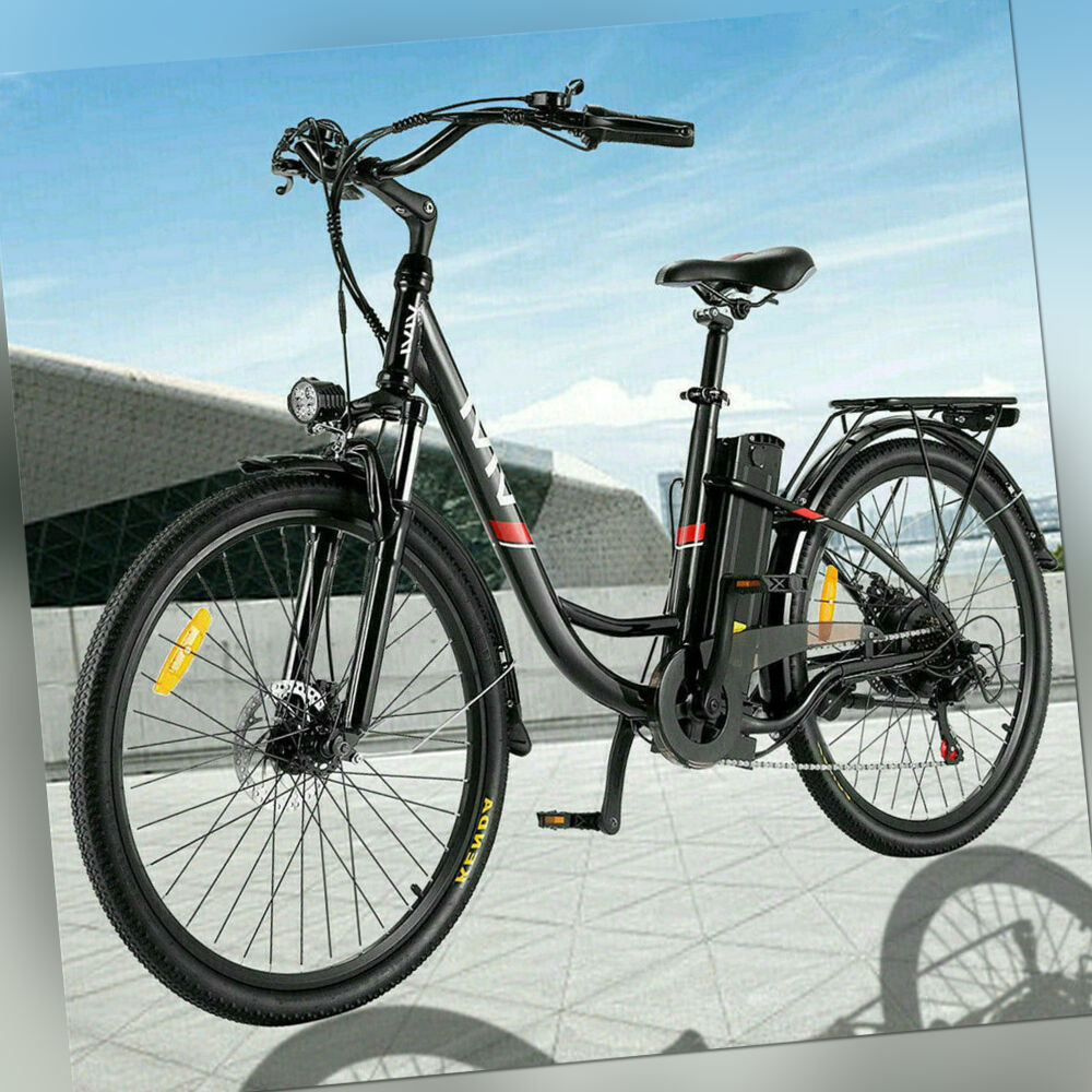 Damen E-Citybike Neu Elektrofahrrad 350W/250W E-Bike 26"Zoll Pedelec Fahrrad