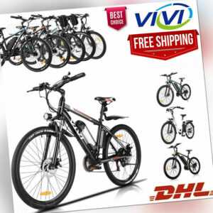 E Mountainbike 350W Elektrofahrrad 26/27,5 Zoll Ebike 36V E Citybike 21G 28