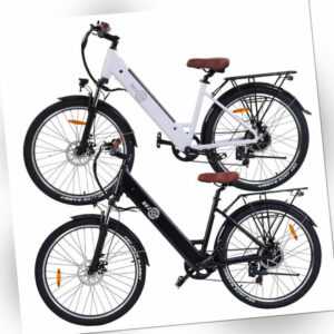BEZIOR M3 E-bike E-fahrrad 26" Reifen 500W Motor Smart Meter mit Scheinwerfer