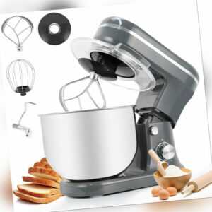Küchenmaschine Teigmaschine Edelstahl Mixer Knetmaschine Küchenmaschine 5L 1200W