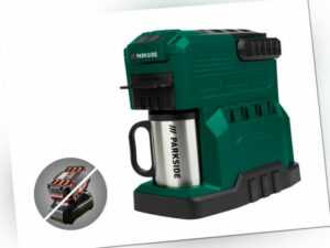 PARKSIDE Akku Kaffeemaschine PKMA 20 Li A1 für gemahlenen Kaffee und Kaffeepads