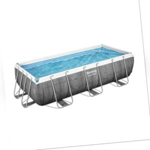 Poolfolie Swimmingpool Aufstellpool Schwimmbecken Stahlrahmen 404 x 201 x 100 cm
