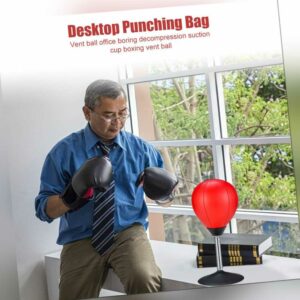 Desktop Boxsack Stress Buster Saugnäpfe Stress Relief Ball mit Pumpe