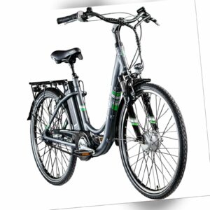 E Damenrad 26" E-Bike Pedelec Zündapp Green 3.7 Citybike Elektrofahrrad Fahrrad