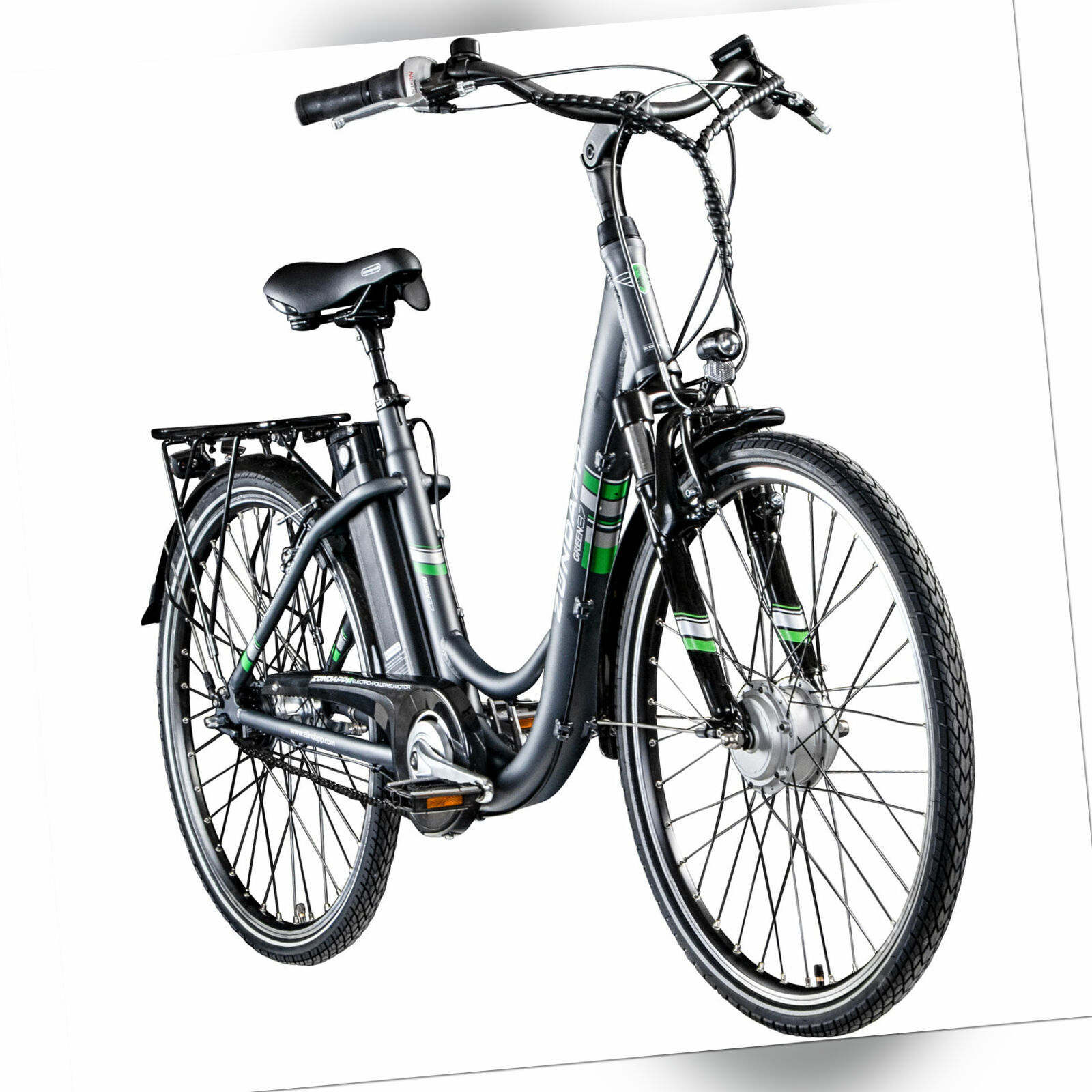 E Damenrad 26" E-Bike Pedelec Zündapp Green 3.7 Citybike Elektrofahrrad Fahrrad