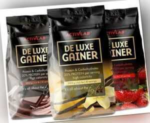(9,97 EUR/kg) De Luxe Gainer 3kg Weight Gainer Whey Protein Eiweiß Pulver