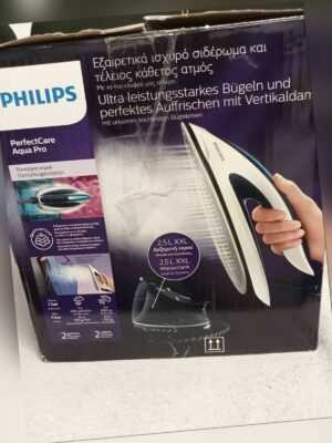 Philips PerfectCare Aqua Pro GC9315 Dampfbügelstation - 2100W, Lila/Weiß