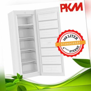 PKM Gefrierschrank freistehend Eisschrank 168 Liter Stand Tiefkühlschrank NEU