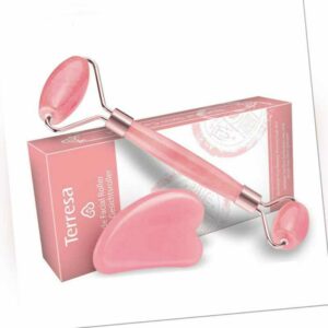 Jade-Gesichtsroller,Terresa Jade-Gesichtsmassageroller und Gua Sha Scraper Tool