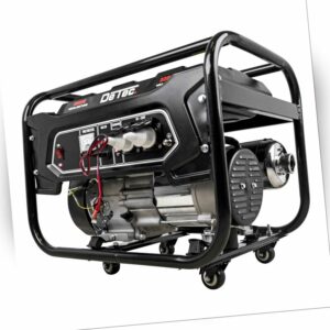 Stromerzeuger Benzin Generator Notstromaggregat Stromaggregat 230V | 3 kW DeTec.