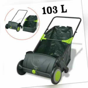 Rasenkehrmaschine Handkehrmaschine Kehrmaschine Rasenkehrer Laubkehrer 103L DE
