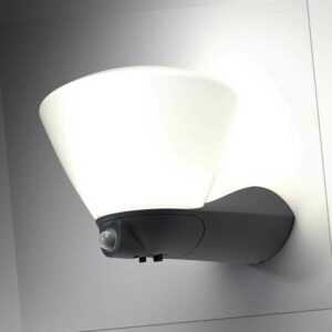 Osram LED Wandleuchte Endura Style Latern Bowl Sensor 7W außen IP44 warmweiß