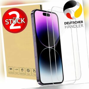 Panzerfolie FÜR iPhone 11 12 13 14 SE 6 7 8 XR XS Pro Max Mini Plus Schutzglas