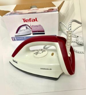 Tefal EASYGLISS FS4030 Bügeleisen - 1200W, Weiß/Dunkelrot Trockenbügeleisen