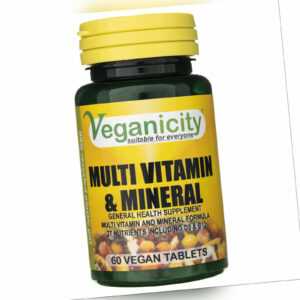 Veganicity Multi Vitamin & Mineral, 60 Tabletten