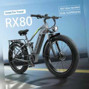 E Bikes Elektrofahrrad E Fahrrad Mountainbike 48V 1000W 26 Zoll Pedelec 45KM/H