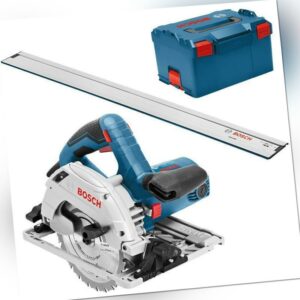 Bosch Handkreissäge GKS 55+ GCE inkl. L-Boxx + FSN 1400 Führungsschiene