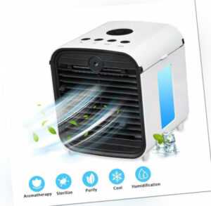 Mini Klimagerät Mobile Air Cooler Luftbefeuchter Klimaanlage Luftkühler mit