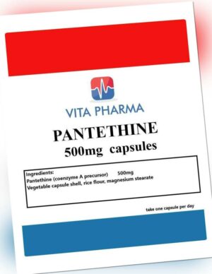 PANTETHINE 500mg (120 Kapsel) herzgesunde Lipidspiegel Herz-Kreislauf-Funktion