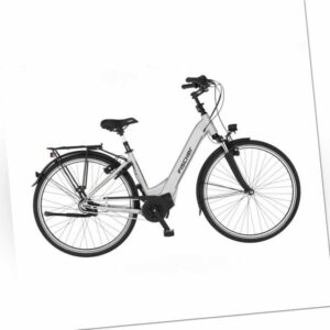 FISCHER City E-Bike CITA 5 Special 28 Zoll 504Wh 44cm Elektrofahrrad silber