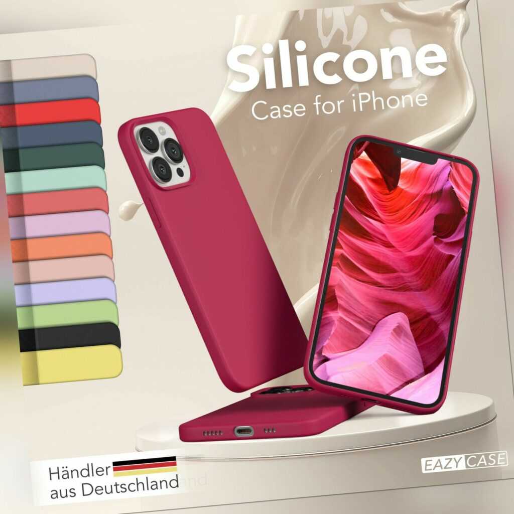 Hülle für Apple iPhone 11 12 13 Pro Max Mini Case Handy Tasche Bumper Mikrofaser
