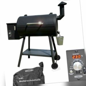 Meateor Pellet Smoker Grill Räuchern Pelletsmoker Räucherofen BBQ Räuchergrill