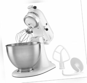 Original KitchenAid Küchenmaschine 5K45SSEWH CLASSIC in Weiss (Zustand: Neu)